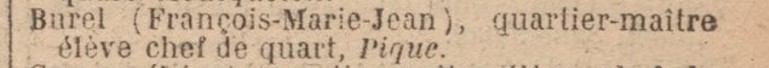 François Marie Jean Burel - PIQUE