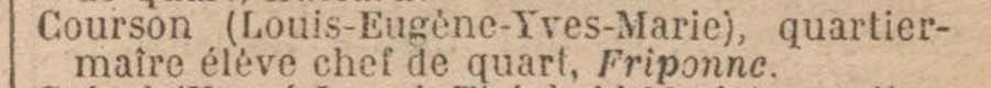 Louis Eugène Yves Marie Courson - FRIPONNE