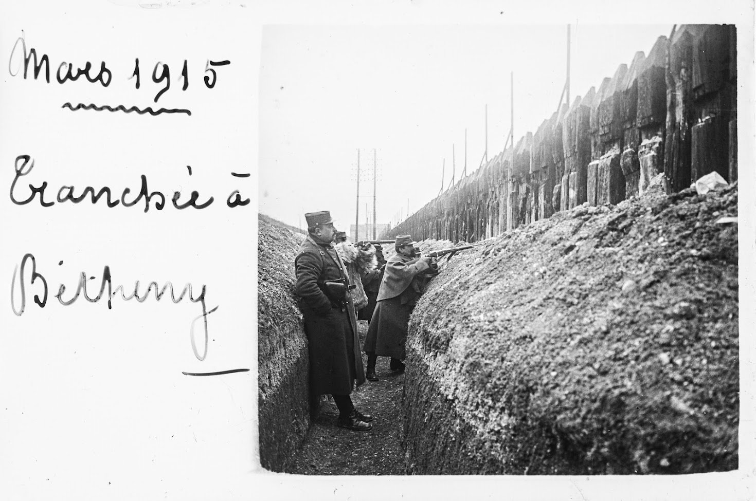 Tranchée à Betheny