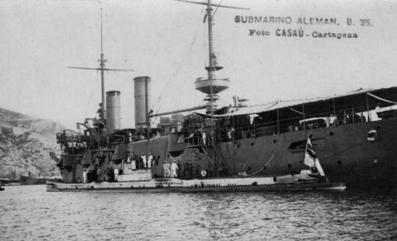 CATALUNA 1916 et U35 à carthagène.jpg