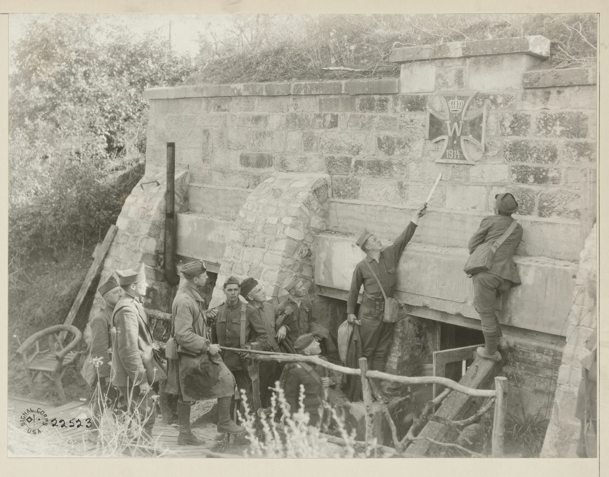 Montsec, 13 septembre 1918. <br />Photo référence NAID 55204748, archives des États-Unis. "Access : unrestricted / use : unrestricted".