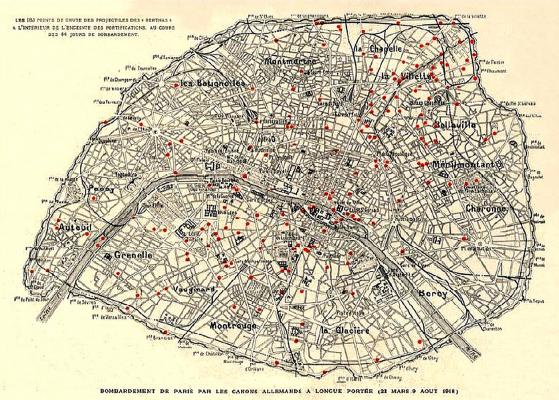 Impacts Paris Kanone Paris 1918.jpg