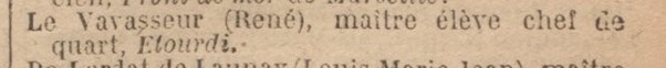 René Le Vavasseur - ETOURDI