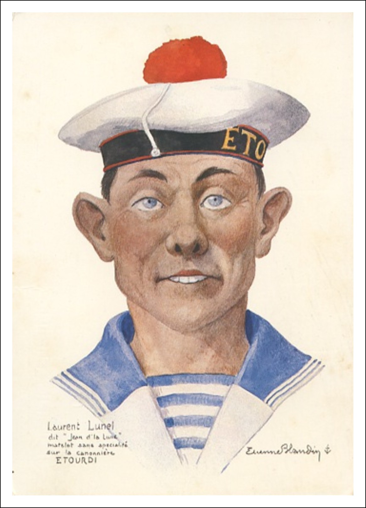 Laurent Lunel - ETOURDI<br />Peinture d'Etienne Blandin