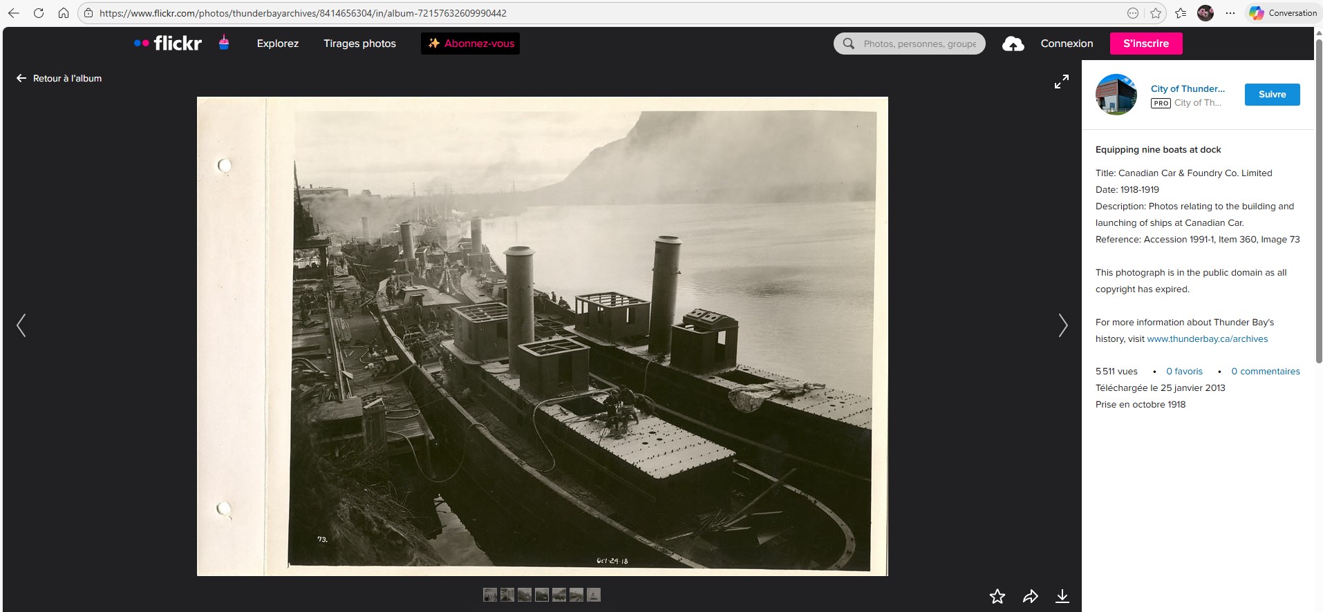 Vue d'ensemble du chantier naval