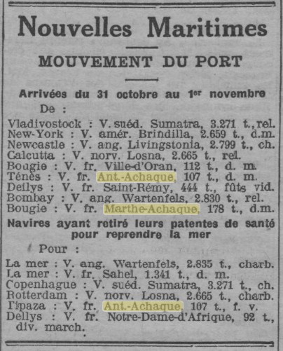 MARTHE ACHAQUE L'Echo d'Alger 1915-11-02.jpg