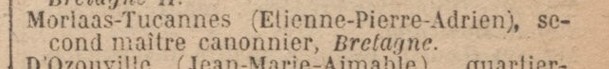 Etienne Pierre Adrien Morlaas Tucannes - BRETAGNE