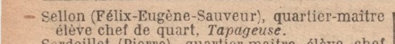 Félix Eugène Sauveur Sellon - TAPAGEUSE