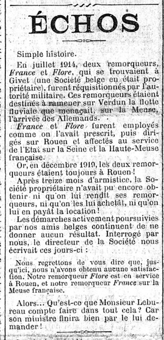 Remorqueurs FRANCE et FLORE