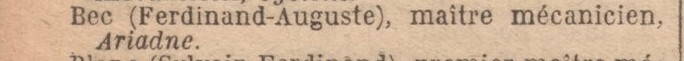 Ferdinand Auguste Bec - ARIADNE