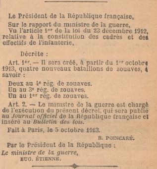 decret_5oct1913_creation_4_bataillons_zouaves_JORF_10oct1913_p8937.JPG