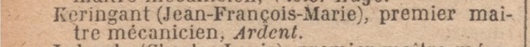 Jean François Marie Keringant - ARDENT