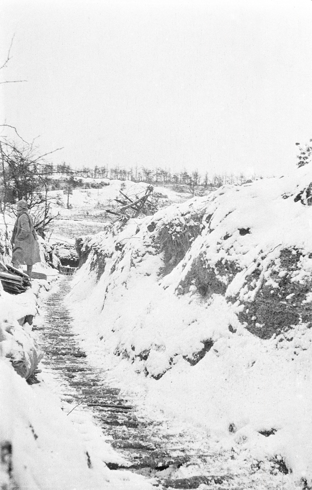 Tranchée neige 1