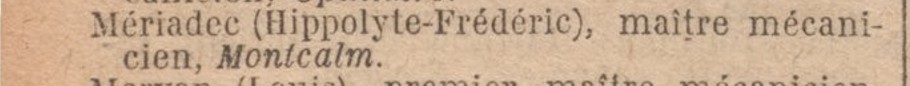 Hippolyte Frédéric Mériadec - MONTCALM