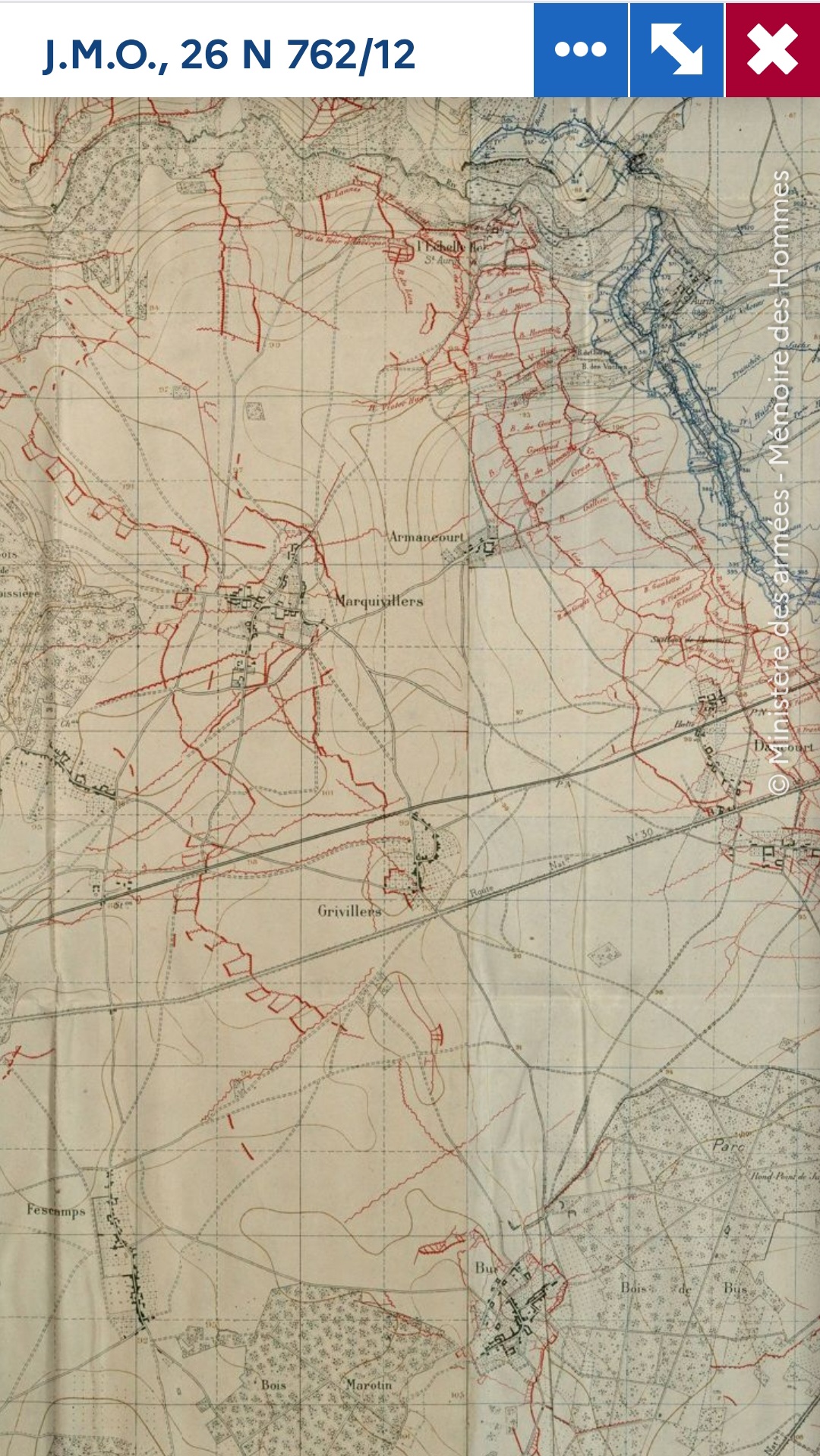 Extrait JMO 365e RI. Capture d'écran. Source : Mémoire des Hommes.