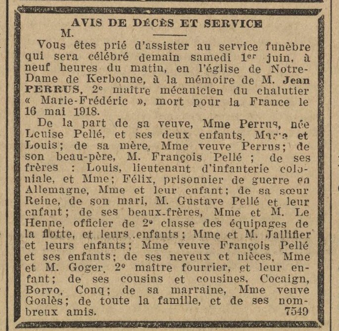 Jean Perrus - MARIE FREDERIC