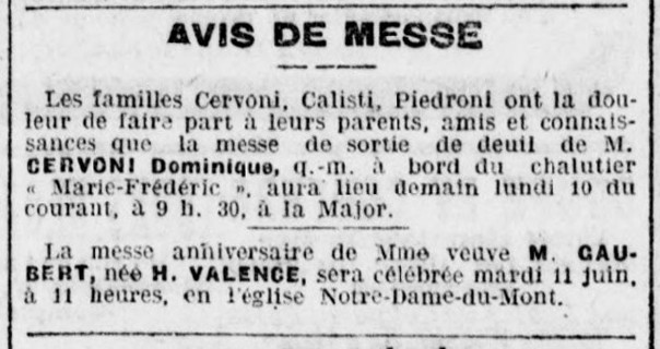 Dominique Cervoni - MARIE FREDERIC