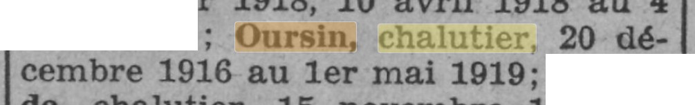 Chalutier OURSIN