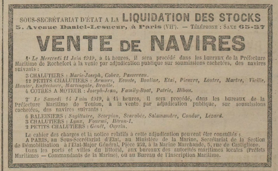 FAMILY BOAT - Côtre