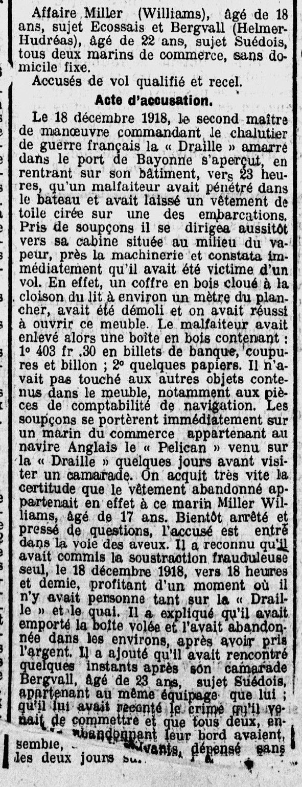 Chalutier DRAILLE
