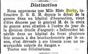 BURKY_Elsie_Croix_de_guerre_GDL_13avril1918.JPG