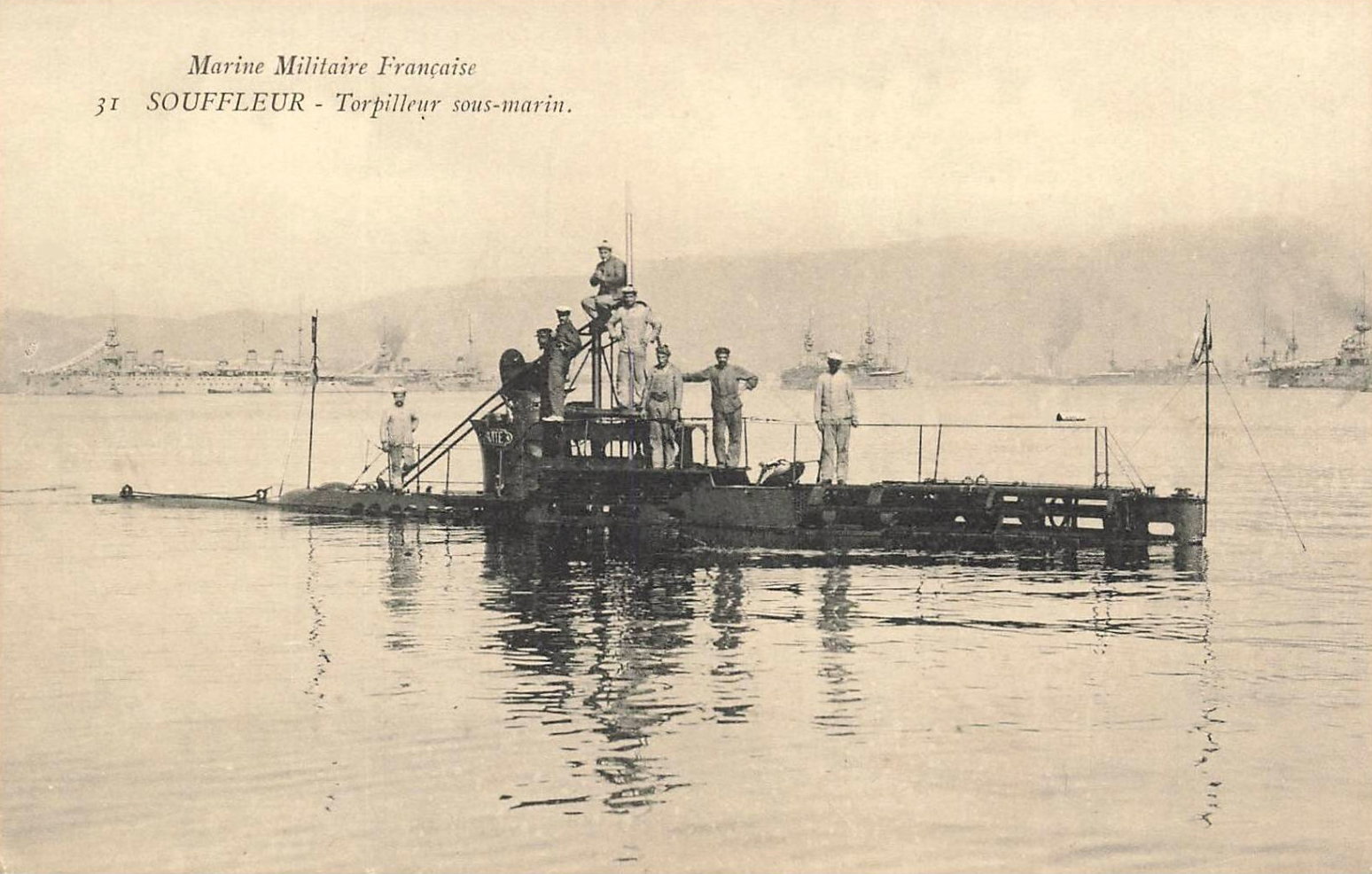 SOUFFLEUR, ex-Q. 21 – Sous-marin – I – .jpg