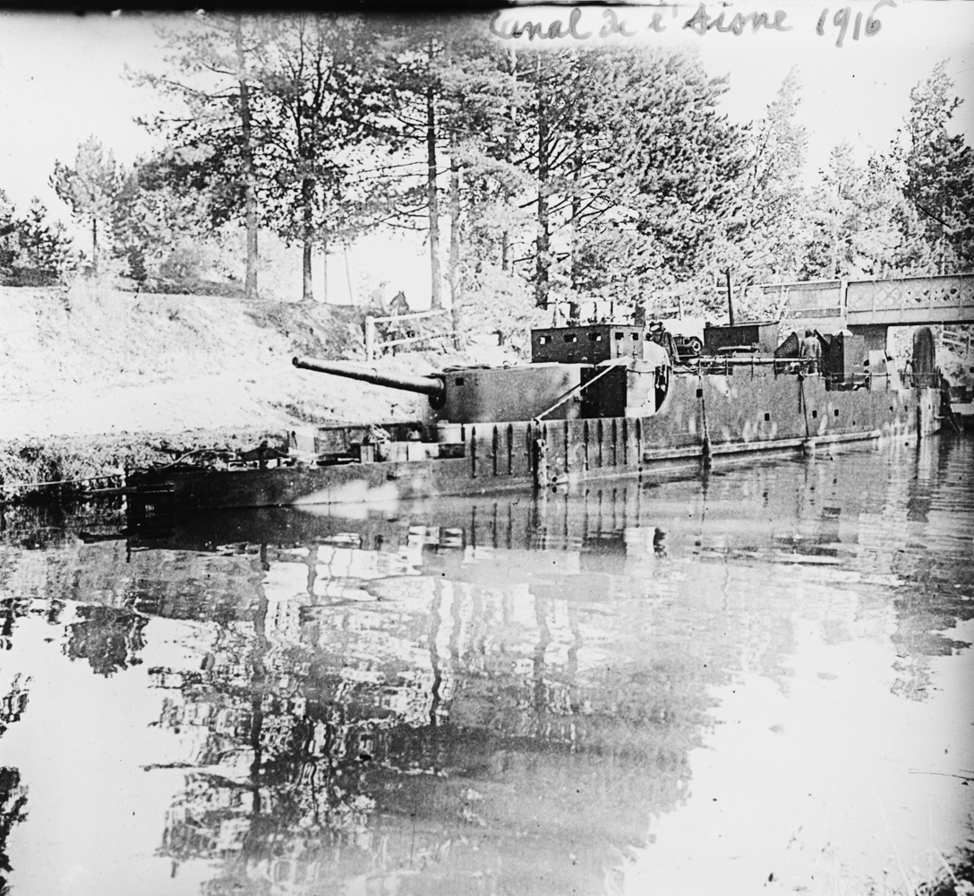 cannonière fluviale Aisne 1916