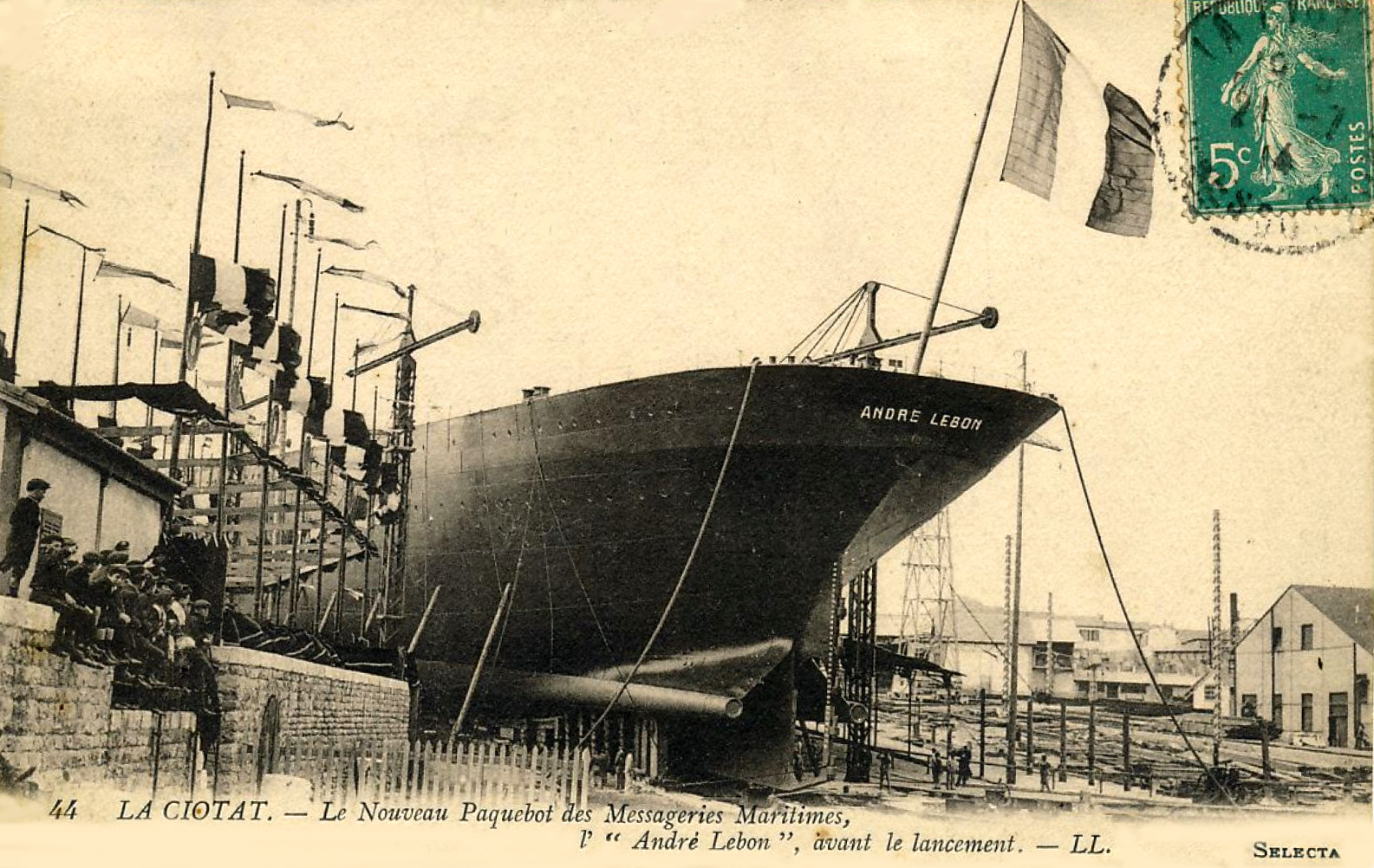 ANDRÉ-LEBON – Paquebot – Lancement – 2 –  .jpg