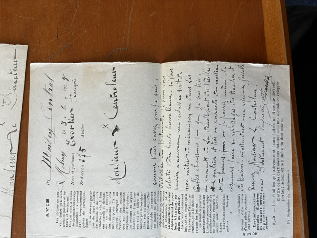 Correspondance