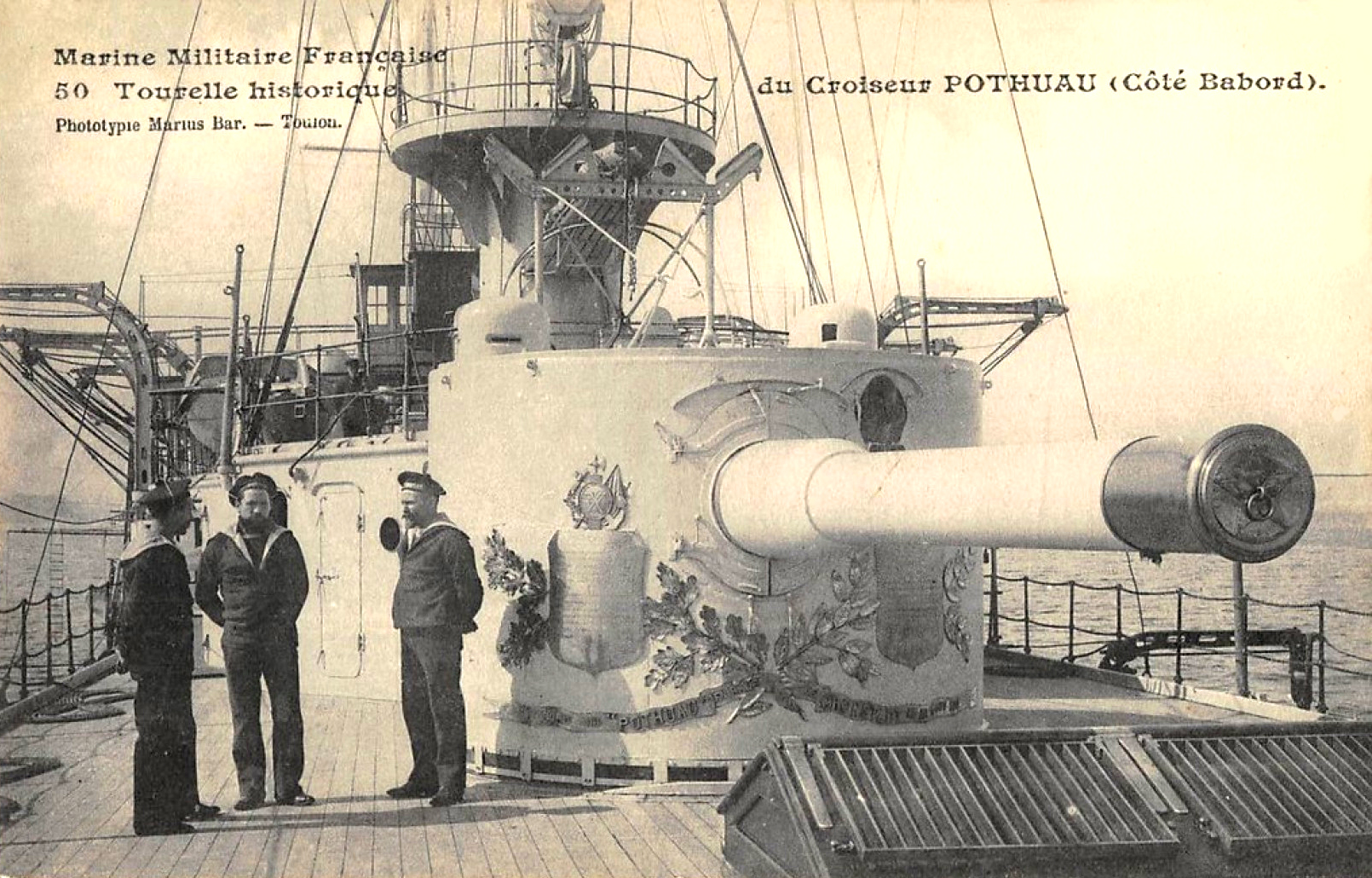 POTHUAU – Croiseur cuirassé – Tourelle arrière  – I –  .jpg