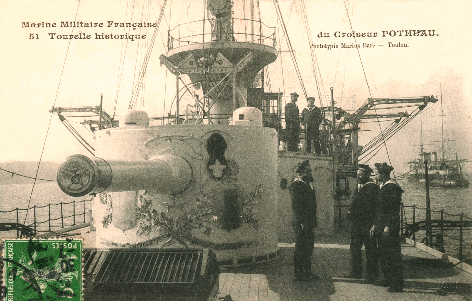 POTHUAU – Croiseur cuirassé – Tourelle arrière – III –  .jpg