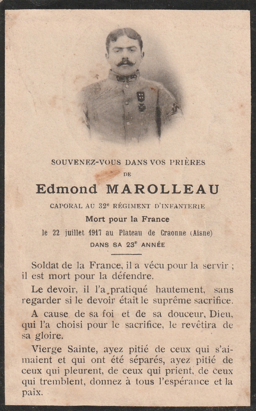 Marolleau Edmond Lazarre - 32ème RI + 1917 (1).jpg