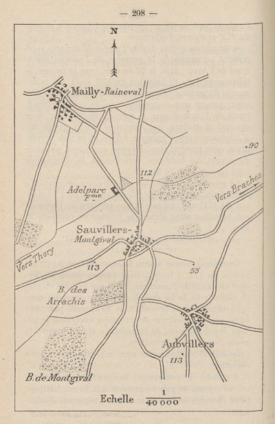 Plateau de SAUVILLERS carte dans La-Revue-d'infanterie.JPEG
