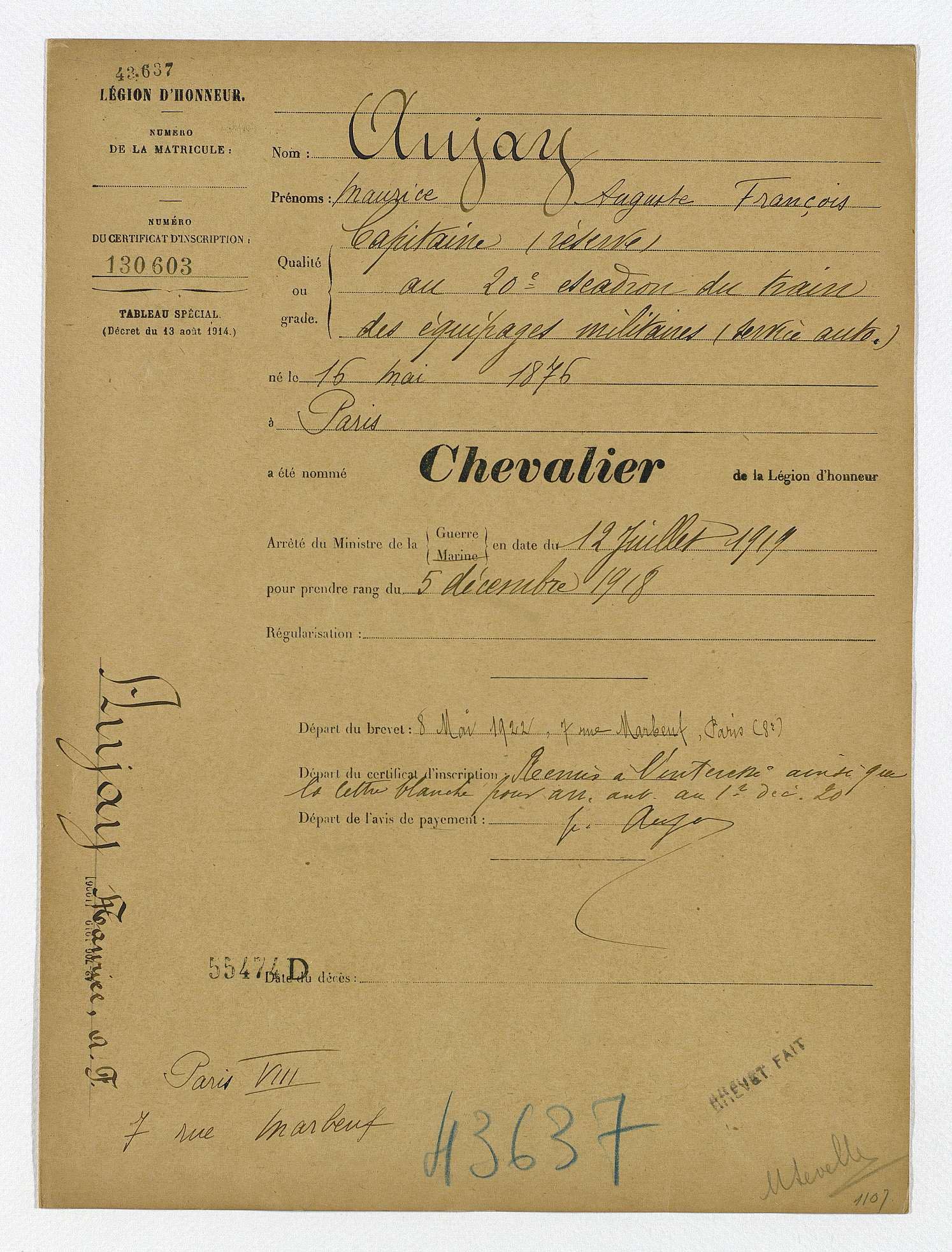 Source Léonore – Archives Nationales.