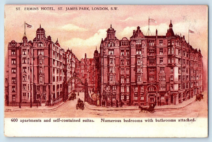 Carte postale anglaise, début 20e. Source eBay.