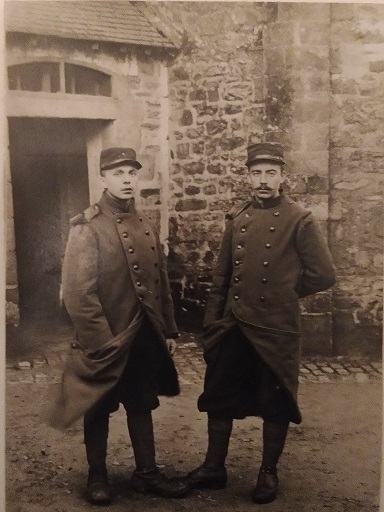 Soldat Armand Briffe (à droite) - Vannes - 15 novembre 1914