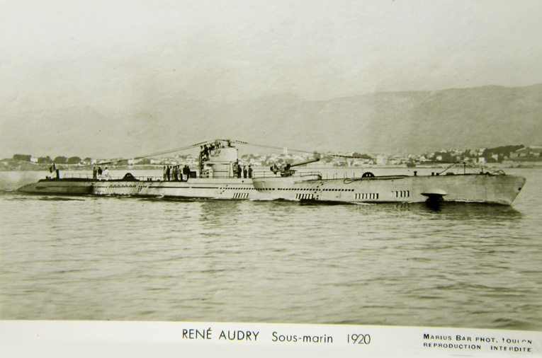 RENÉ-AUDRY — Sous-marin mouilleur de mines. - xx - .jpg
