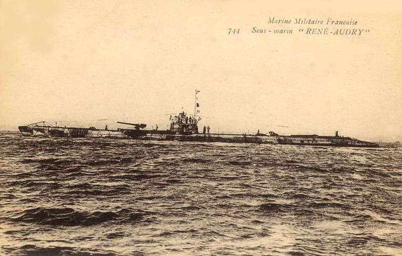 RENÉ-AUDRY — Sous-marin mouilleur de mines. - xxx - .jpg